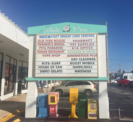 White Rose Shopping Center: 225-299 W Cocoa Beach Cswy, Cocoa Beach, FL 32931